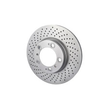 Disc de frână GT2i Grupa N, față dreapta, Porsche Boxster 911, perforat, 318x28 mm - BR-DFN-1053 - 3661768945148